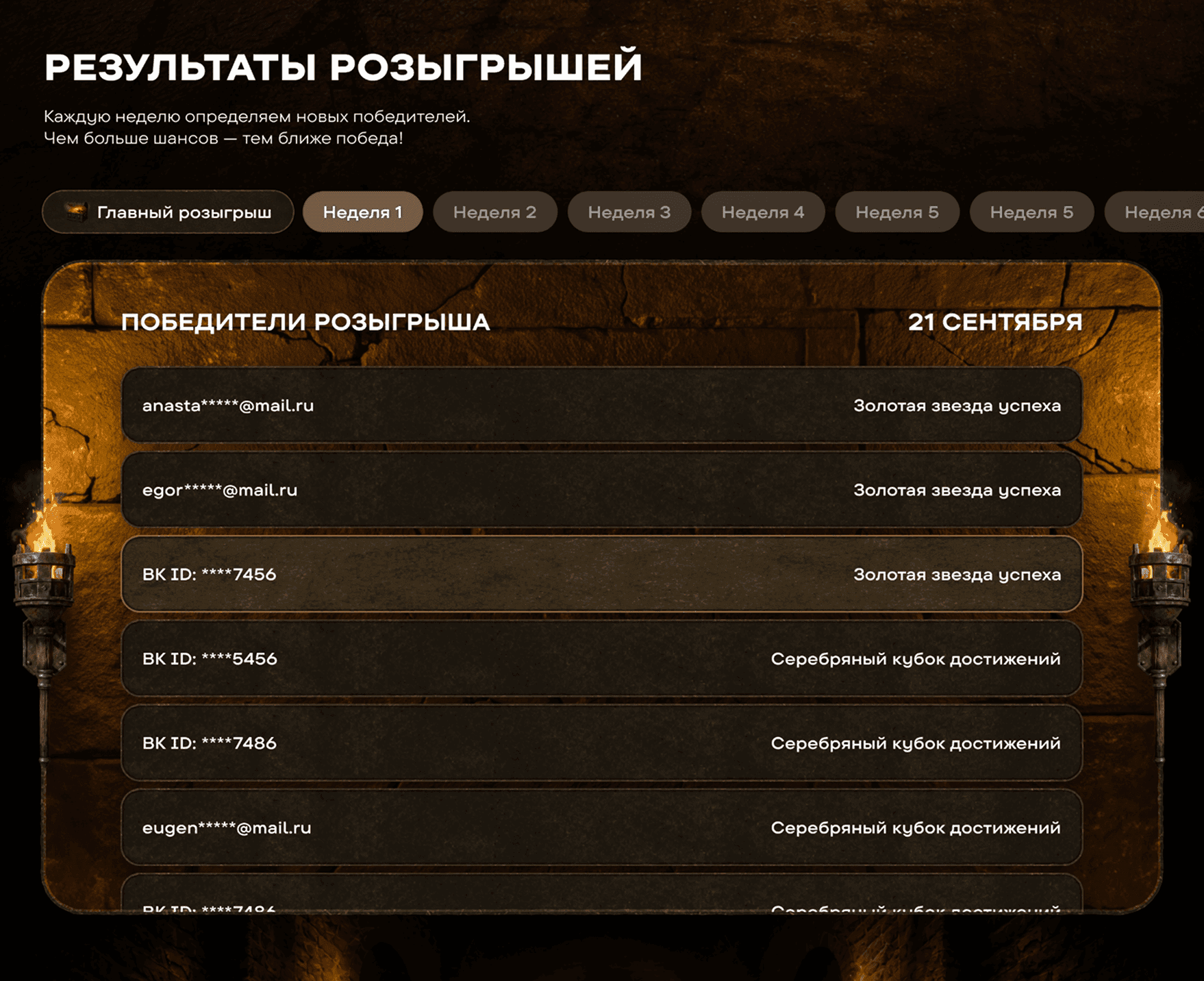 Победители